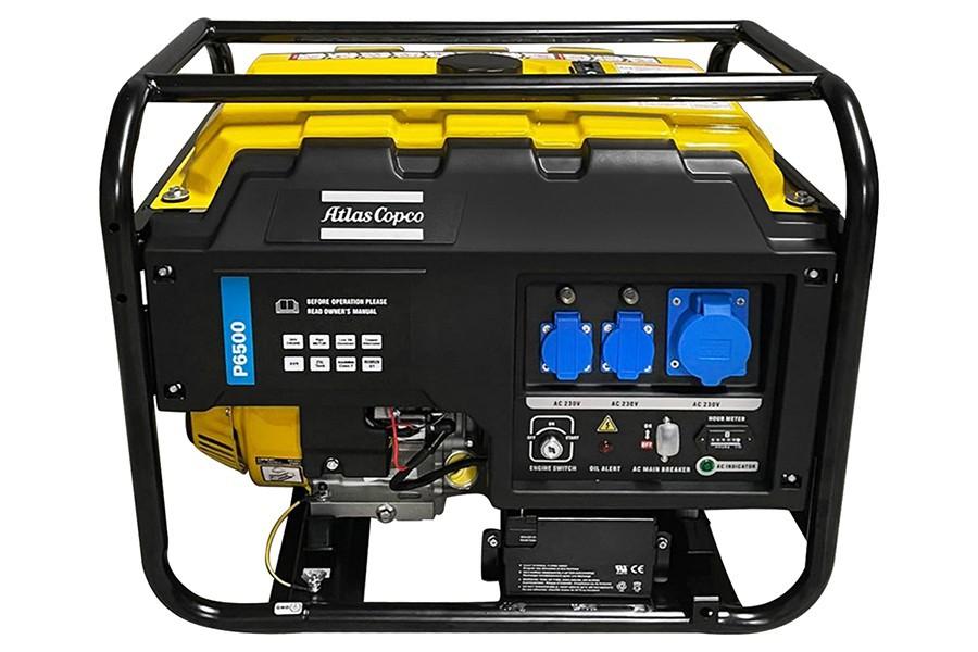 ГЕНЕРАТОР БЕНЗИНОВИЙ ATLAS COPCO ТИП P6500 230V 2022 РІК 5.0/5.5KW 6.25/6.87KVA ОДНОФАЗНИЙ РУЧНИЙ/ЕЛЕКТРОЗАПУСК (З ПРОБІГОМ) 9070120268