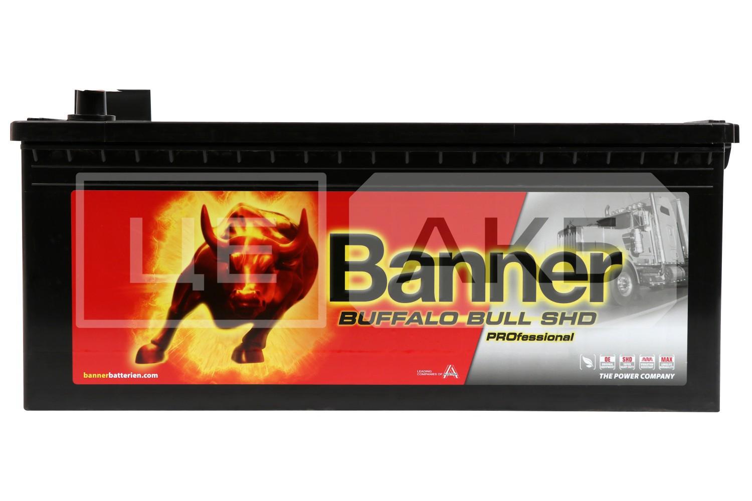 АКУМУЛЯТОР 12V 180AH 1000A ВІБРО СТІЙКІ BUFFALO BULL SHD PRO L+ 514*223*195MM SHDPRO68008