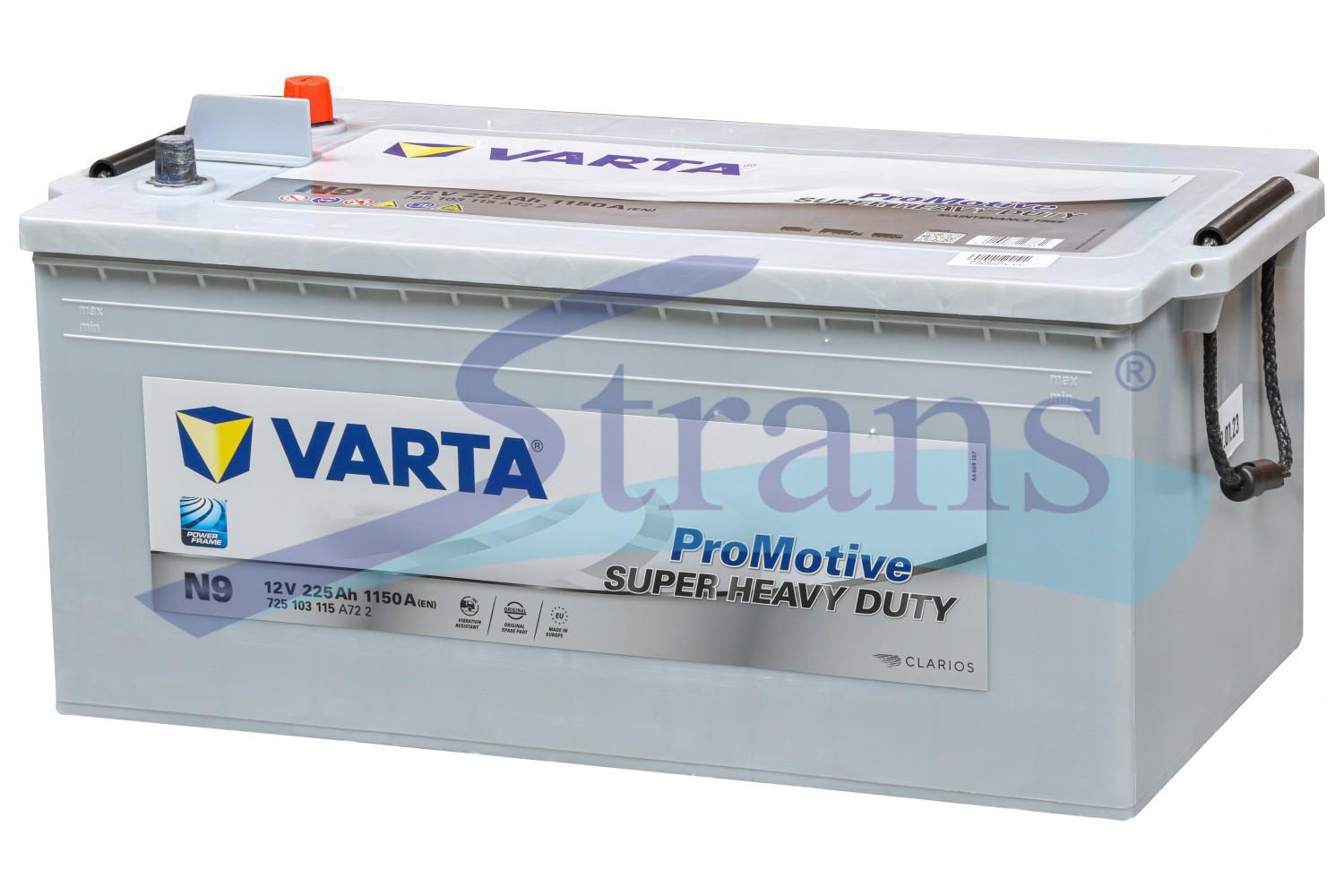 АКУМУЛЯТОР 12V 225AH 1150A PROMOTIVE SHD L+ 518*276*242MM PM725103115S