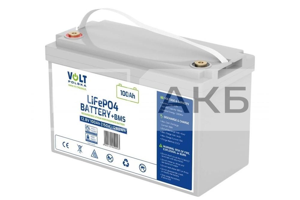 АКУМУЛЯТОР LIFEPO4 (ЛІТІЙ-ЗАЛІЗО-ФОСФАТНИЙ) 12V 100AH 150A BMS 214*172*329MM (ДЛЯ КОТЛІВ, СОНЯЧНИХ БАТАРЕЙ, ДБЖ, КЕМПІНГІВ)