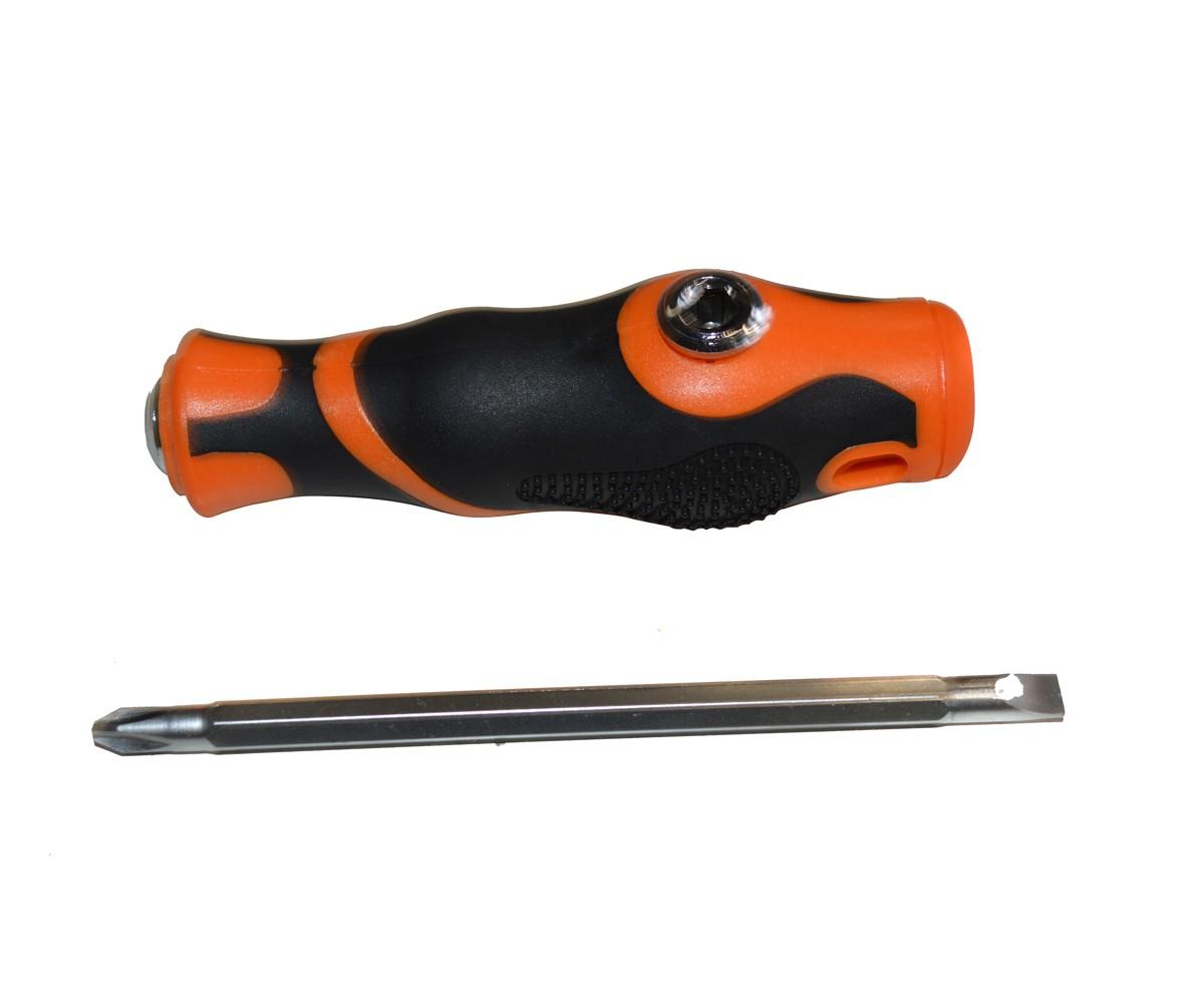 ВИКРУТКА ДВОСТОРОННЯ МАГНІТНА  PHILLIPS PH2, SPLINE M6 L-90/200MM (ПЕРЕКИДНА) C5365