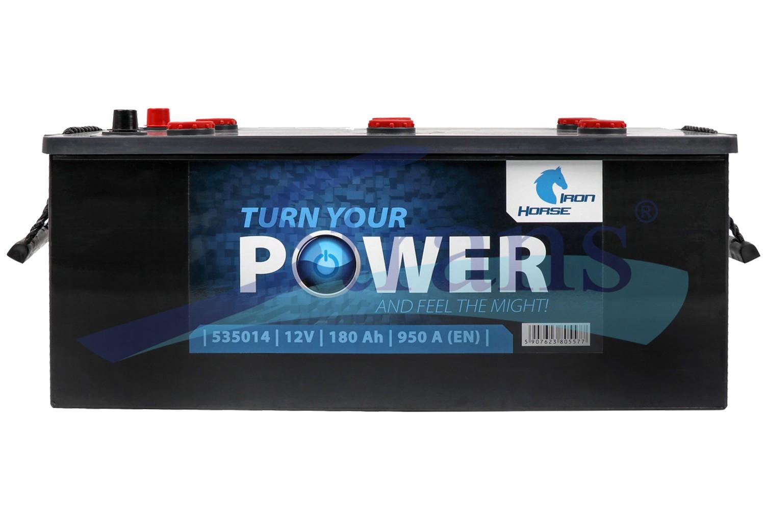 АКУМУЛЯТОР 12V 180AH 950A EN SHD L+  513*223*223MM R180484G