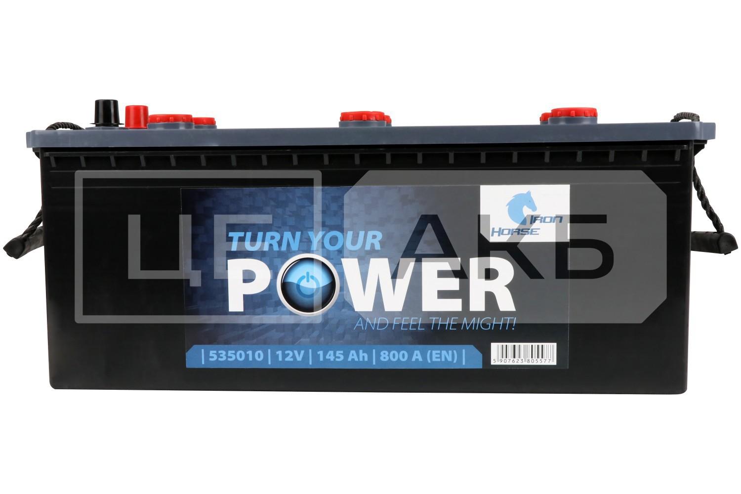 АКУМУЛЯТОР 12V 145AH L+ 800A EN SHD 514*175*210MM R145482G