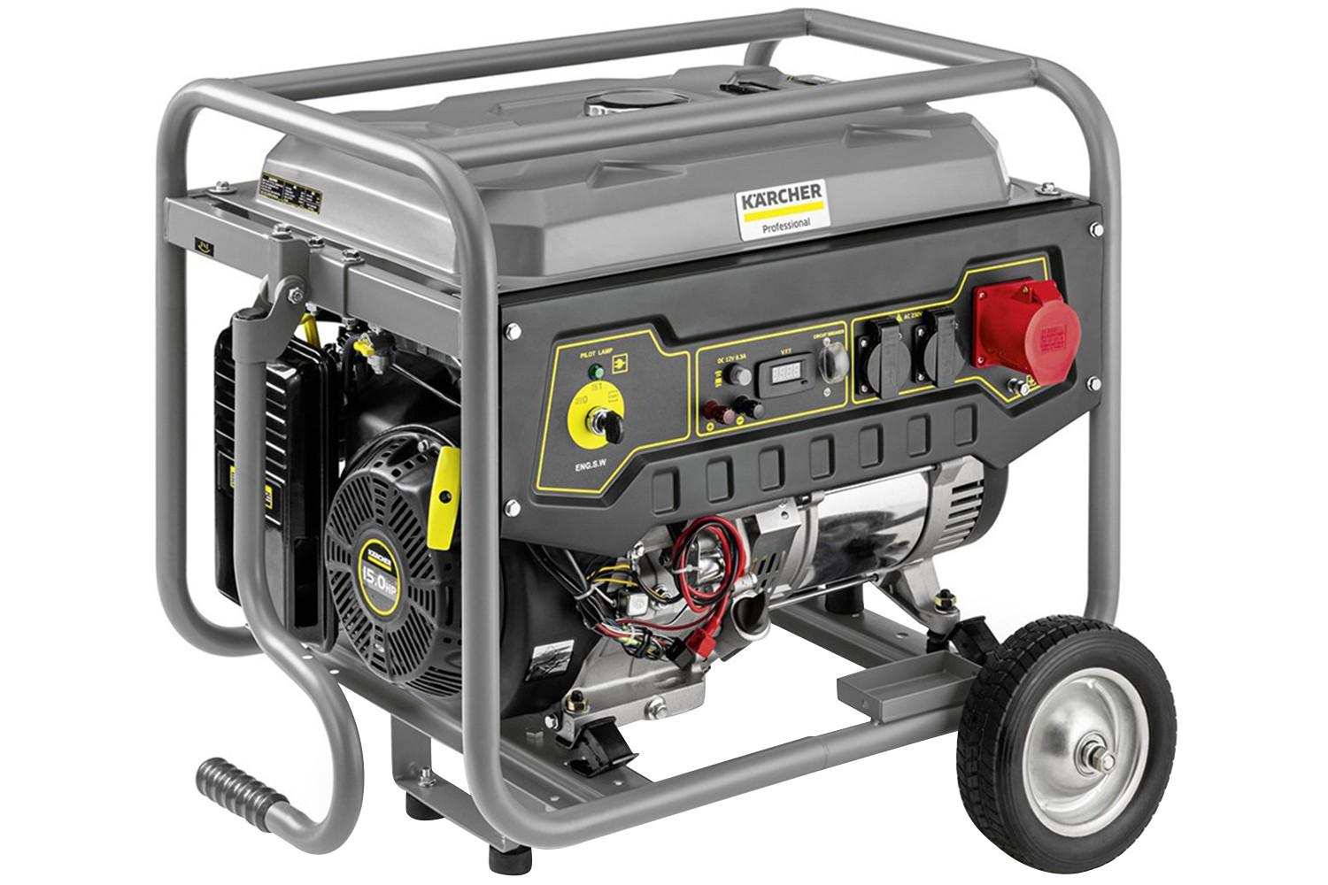 ГЕНЕРАТОР БЕНЗИНОВИЙ KARCHER PGG 8/3 7.5/7KW 220/380V ОДНО/ТРИФАЗНИЙ РУЧНИЙ/ ЕЛЕКТРОСТАРТЕР 10422090