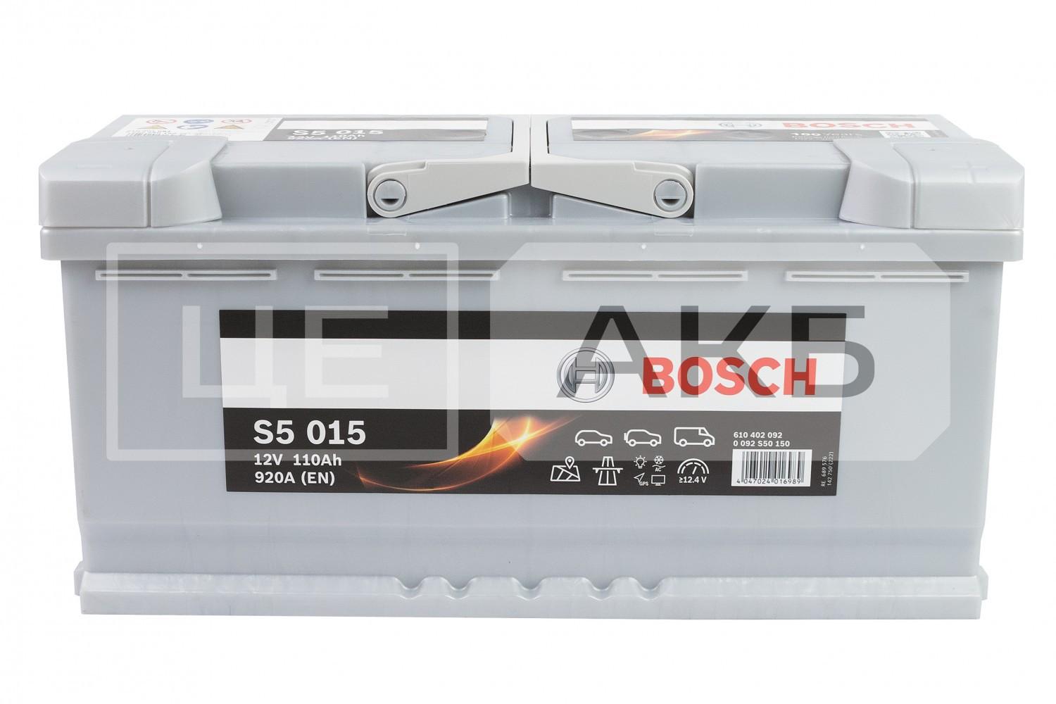 АКУМУЛЯТОР 12V 110AH 920A R+ 393*175*190MM 0092S50150