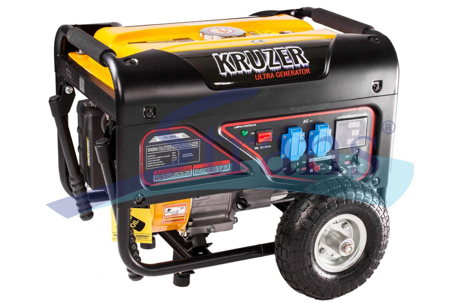 ГЕНЕРАТОР БЕНЗИНОВИЙ KRUZER TH 3900 230V 2.8/3.5KW ОДНОФАЗНИЙ РУЧНИЙ ЗАПУСК TH3900