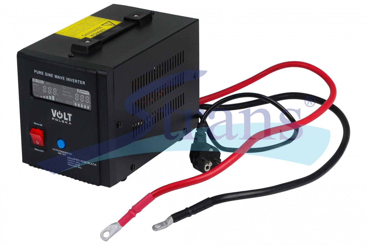ДЖЕРЕЛО БЕЗПЕРЕБІЙНОГО ЖИВЛЕННЯ (UPS) VOLT SINUS PRO 800E 12/230V 500/800W 10A (ПРАВИЛЬНА (ЧИСТА) СИНУСОЇДА) 3SP090812BPRZ199