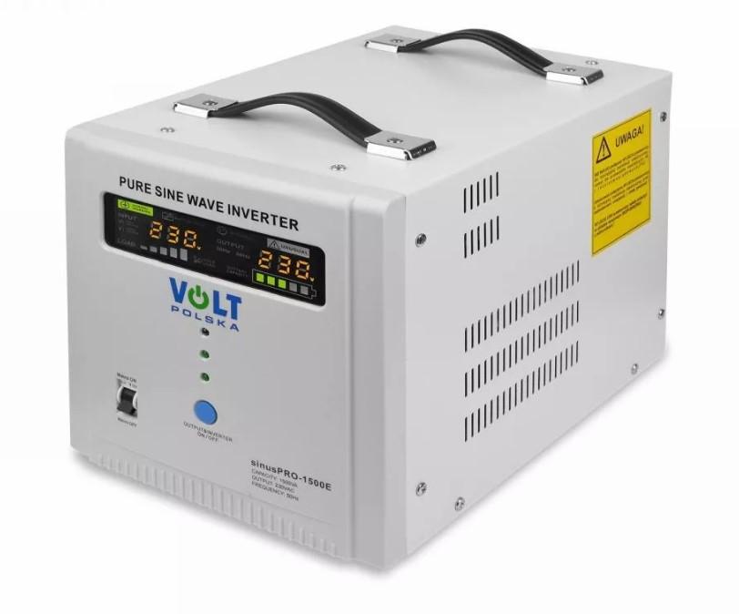 ДЖЕРЕЛО БЕЗПЕРЕБІЙНОГО ЖИВЛЕННЯ VOLT SINUSPRO-1500E 12/230V 1000/1500W (ПРАВИЛЬНА (ЧИСТА) СИНУСОЇДА) 3SP091512EPRZ75