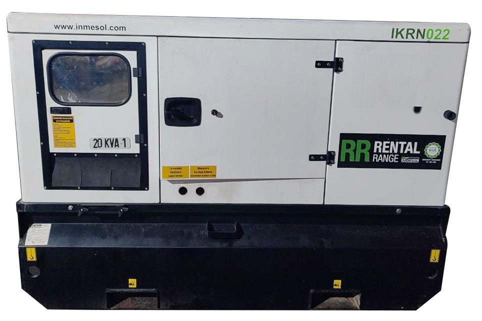 ГЕНЕРАТОР ДИЗЕЛЬНИЙ INMESOL ДВИГУН KHOLLER БІЛИЙ 2017 РІК 20KVA 16KW VIN:1625138 ТРИФАЗНИЙ ЕЛЕКТРОЗАПУСК 1625138
