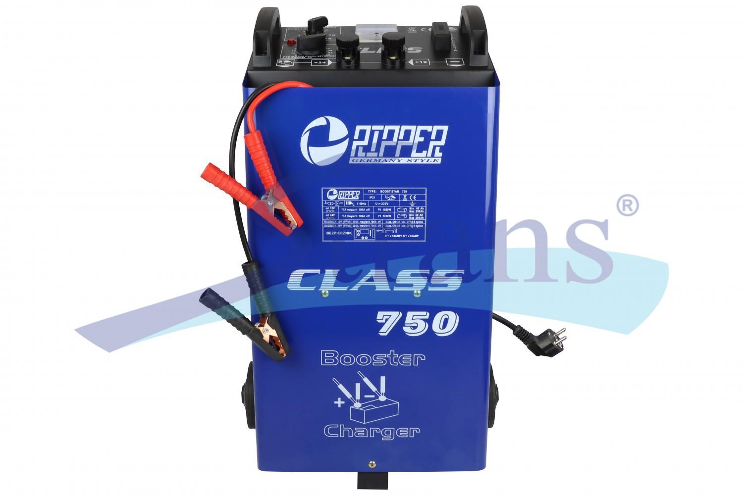 ПРИСТРІЙ ПУСКОЗАРЯДНИЙ RIPPER 12V-63A, 24V-60A, MIN 60AH, 2800W M82514R