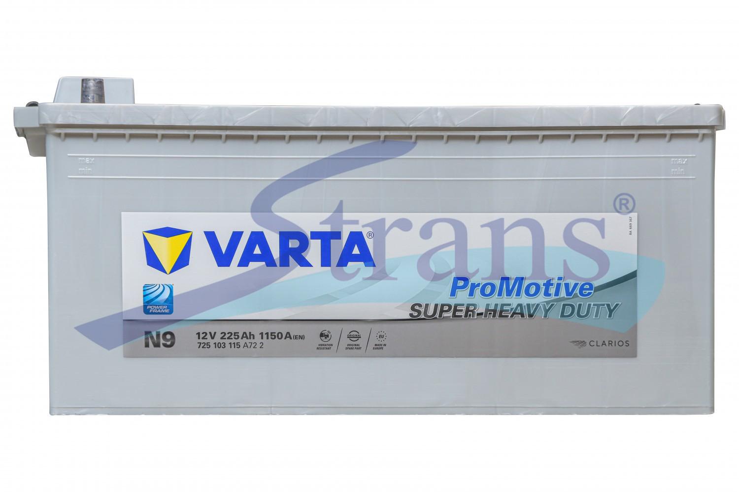АКУМУЛЯТОР 12V 225AH 1150A PROMOTIVE SHD L+ 518*276*242MM 725103115A722