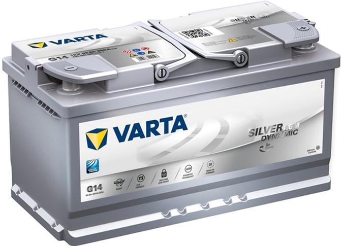 АКУМУЛЯТОР AGM 12V 95AH 850A R+ SILVER DYNAMIC 353*175*190MM 595901085