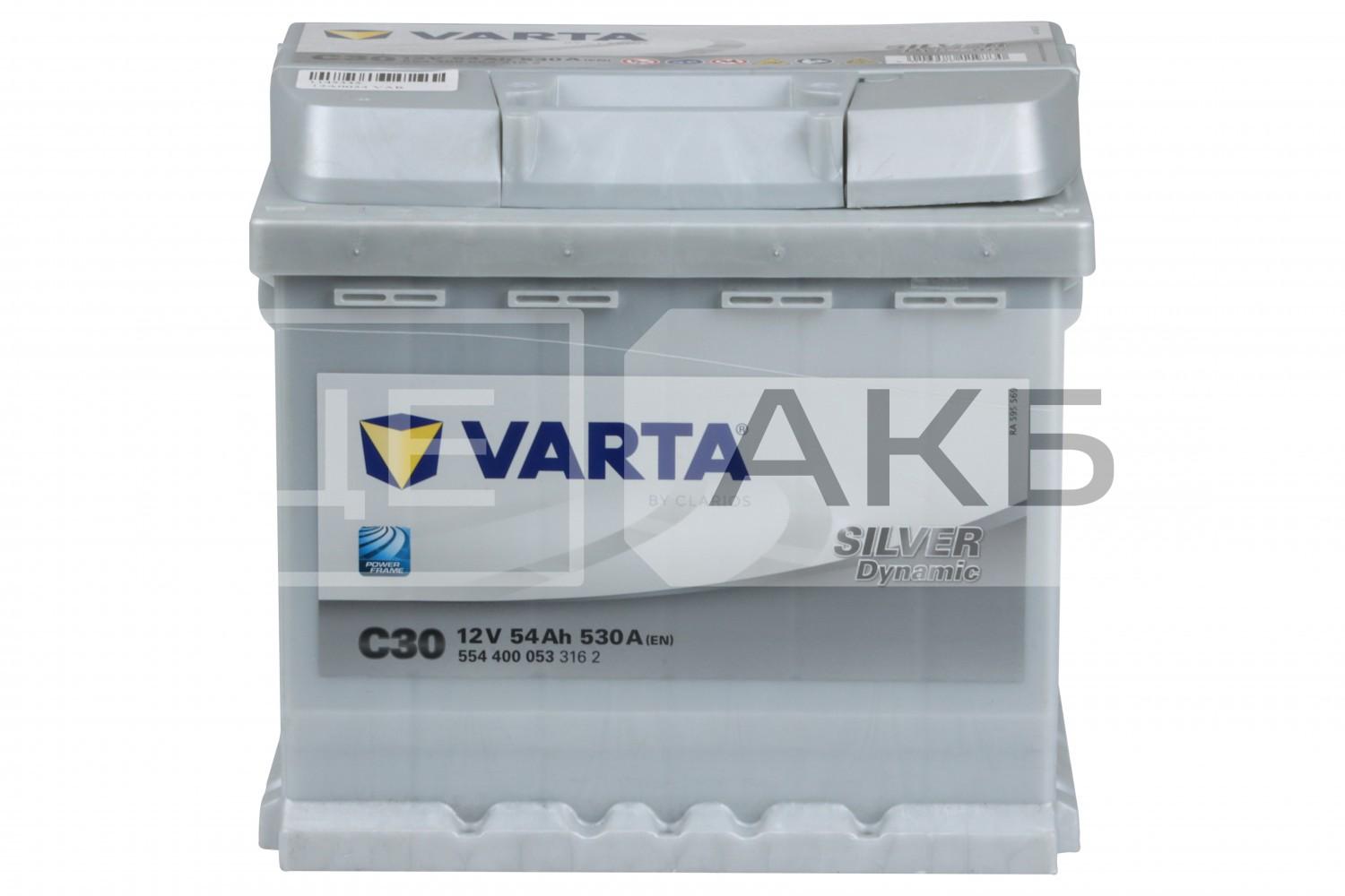 АКУМУЛЯТОР 12V 54AH 530A R+ DYNAMIC SLI 207*175*190MM 554400053