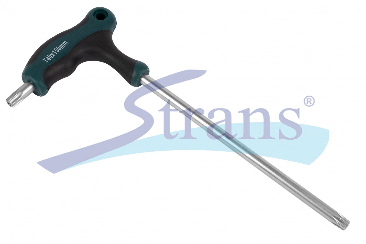 КЛЮЧ ШЕСТИГРАННИЙ Т-ПОДІБНИЙ TORX T40 S2 "ЗІРКА" (З РУЧКОЮ) TSK04010