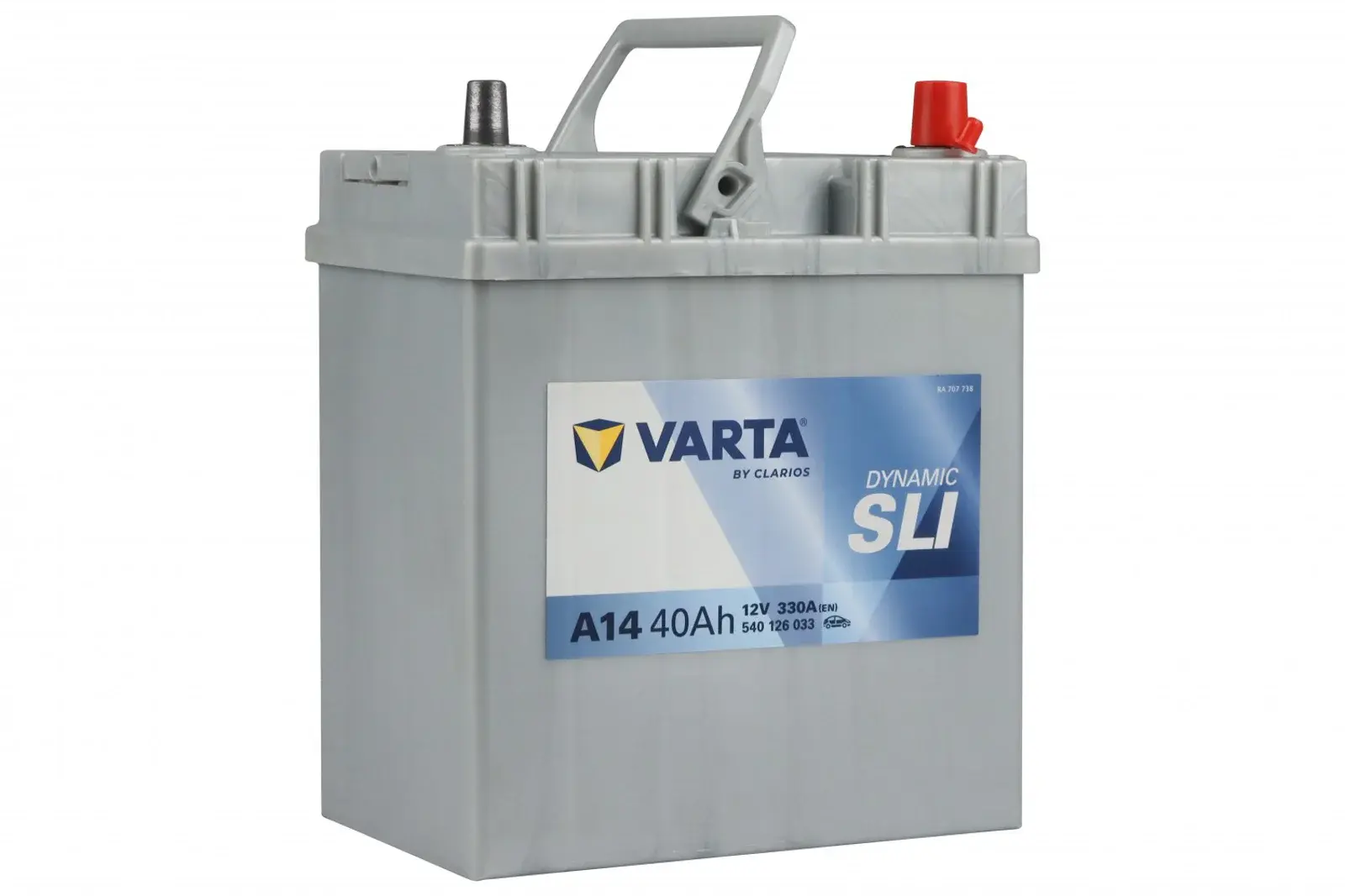 АКУМУЛЯТОР 12V 40AH 330A R+ DYNAMIC SLI 187*127*227MM 540126033