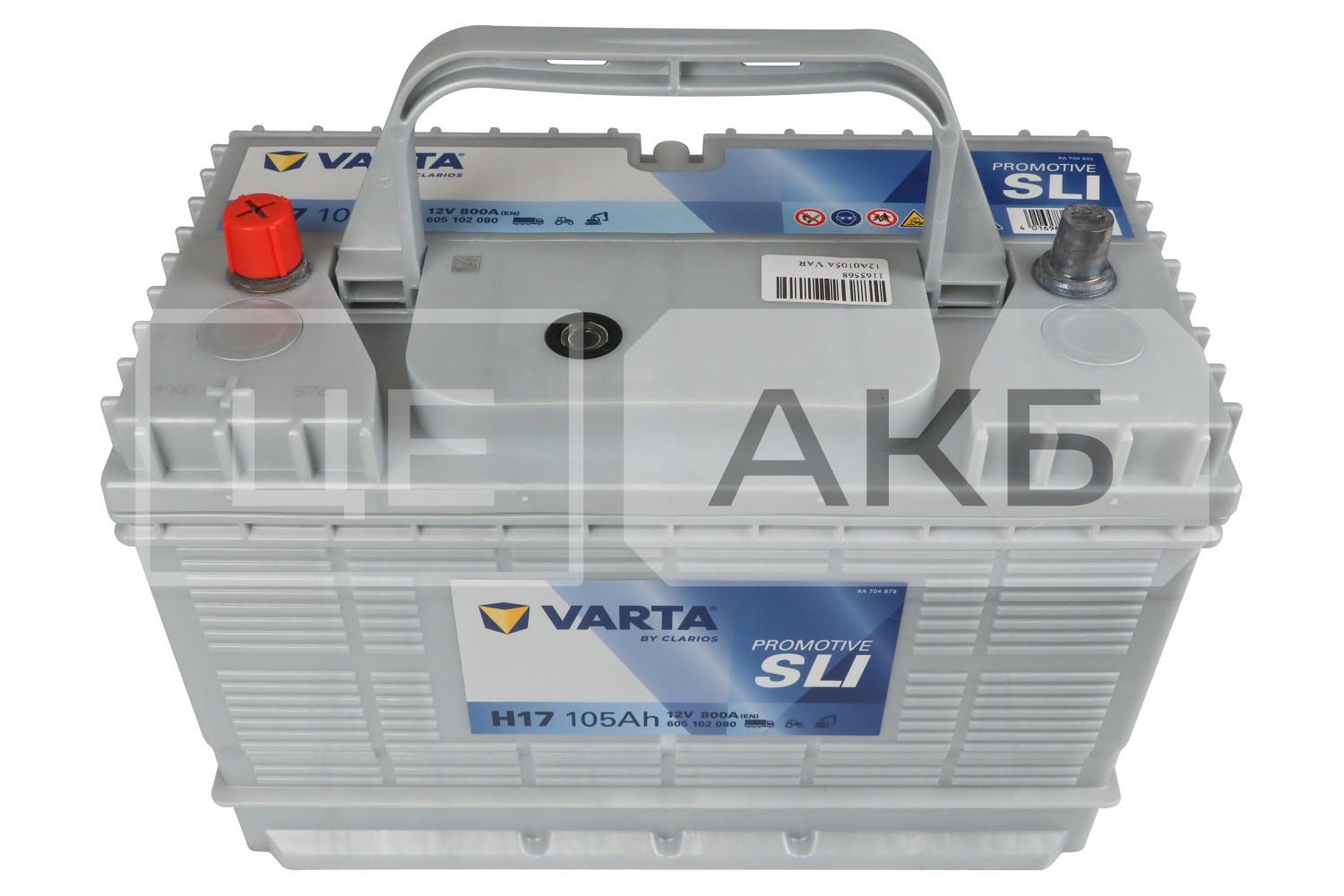 АКУМУЛЯТОР 12V 105AH 800A L+ PROMOTIVE SLI 330*172*240MM 605102080