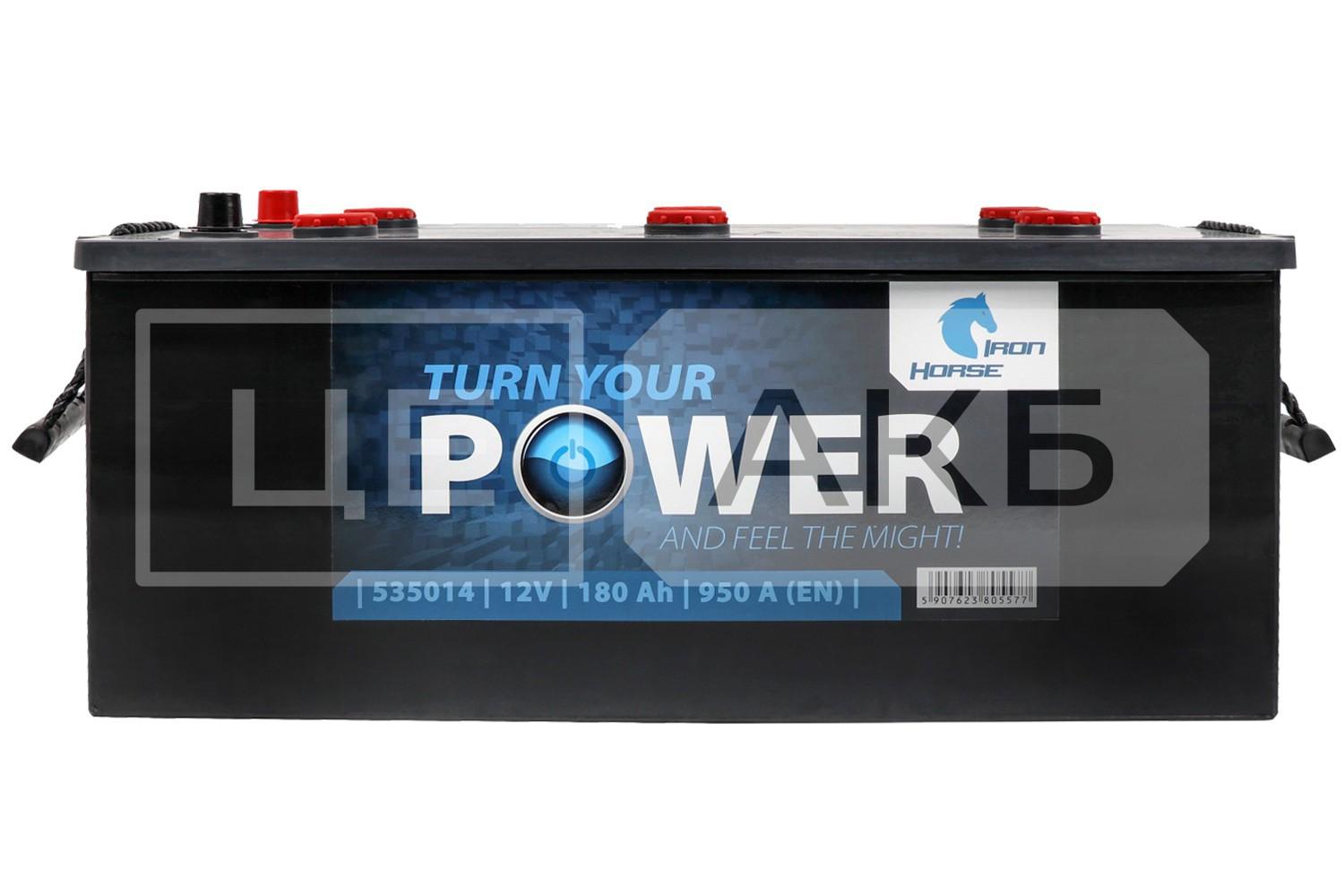 АКУМУЛЯТОР 12V 180AH 950A EN SHD L+  513*223*223MM R180484G