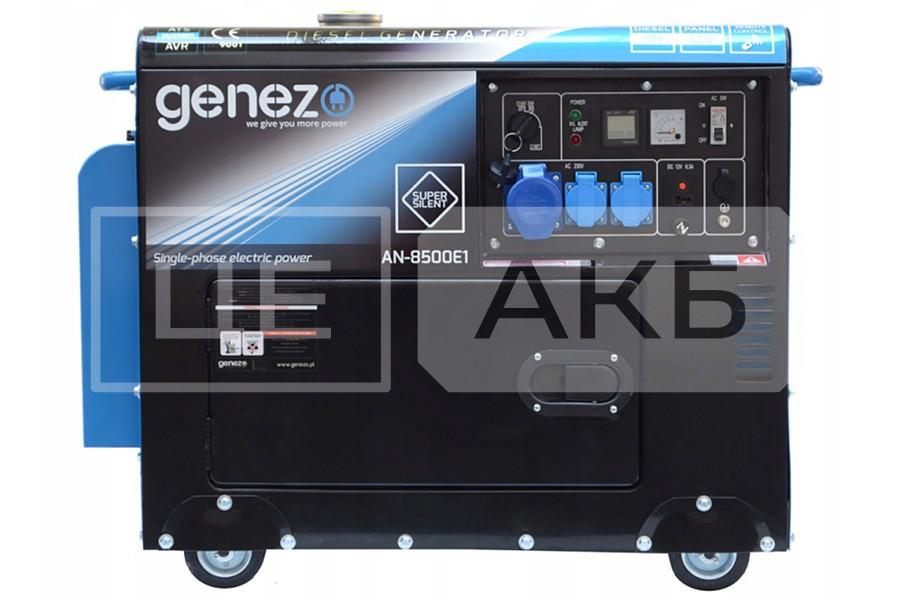 ГЕНЕРАТОР ДИЗЕЛЬНИЙ GENEZO AN-8500E1 2022 РІК 9.5KVA 7.5KW 230V ОДНОФАЗНИЙ ЕЛЕКТРОЗАПУСК/ ДИСТАНЦІЙНИЙ AN8500E1