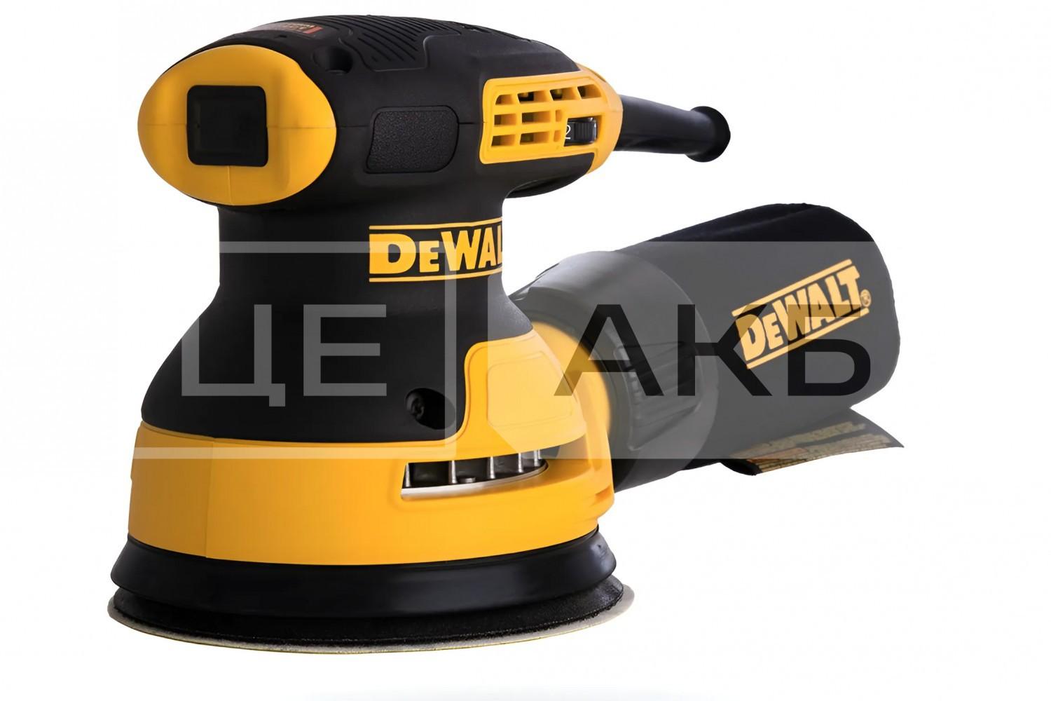 ШЛІФМАШИНА ЕКСЦЕНТРИКОВА DEWALT 280W Ø125MM 8000-12000 ОБ/ХВ DWE6423