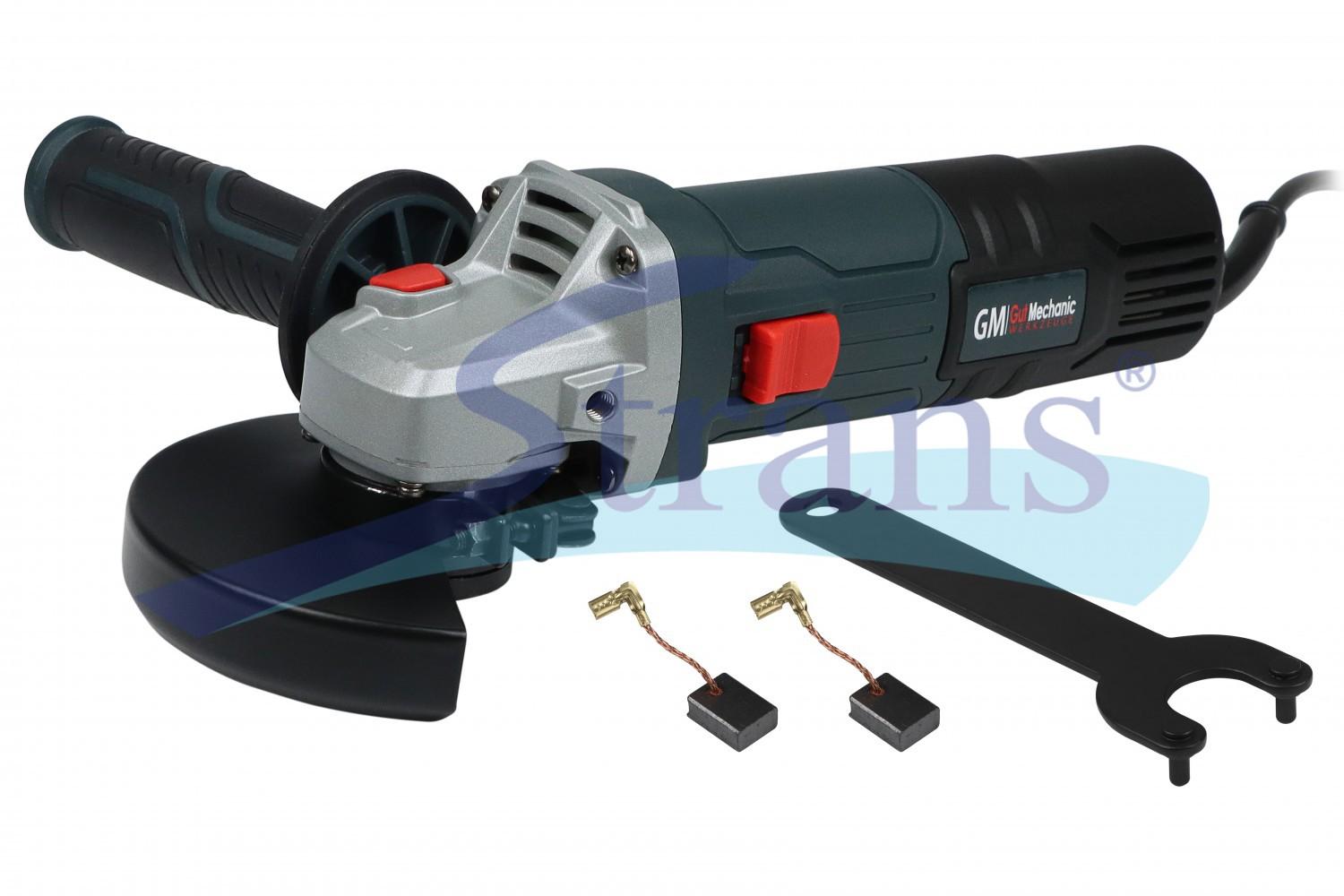 ШЛІФМАШИНА КУТОВА МЕРЕЖЕВА GUT MECHANIC Ø125MM 900W 11000 ОБ/ХВ AG12508