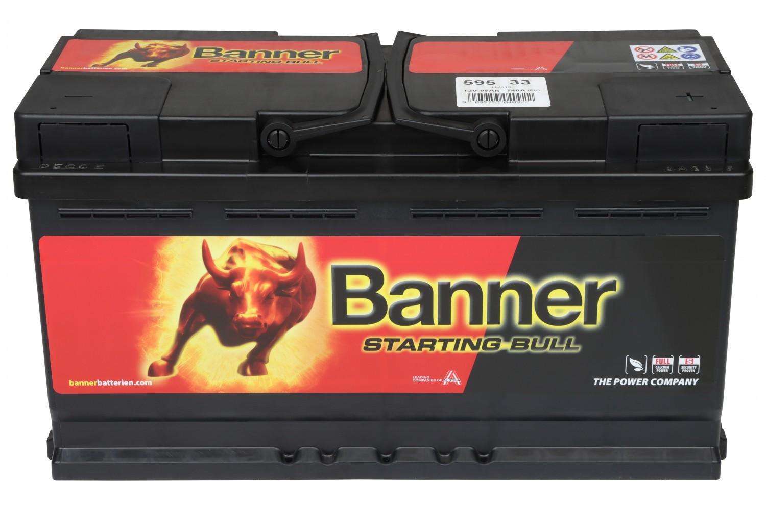 АКУМУЛЯТОР 12V 95AH 740A R+ STARTING BULL 354*175*190MM 59533