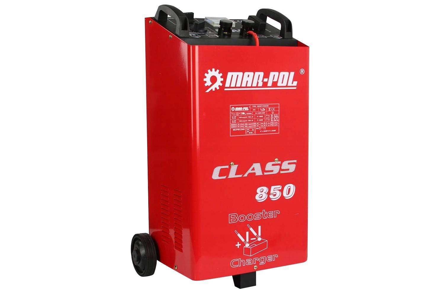 ПРИСТРІЙ ПУСКОЗАРЯДНИЙ MAR-POL 12V-63A, 24V-60A, MIN 80AH, 2800W M82515