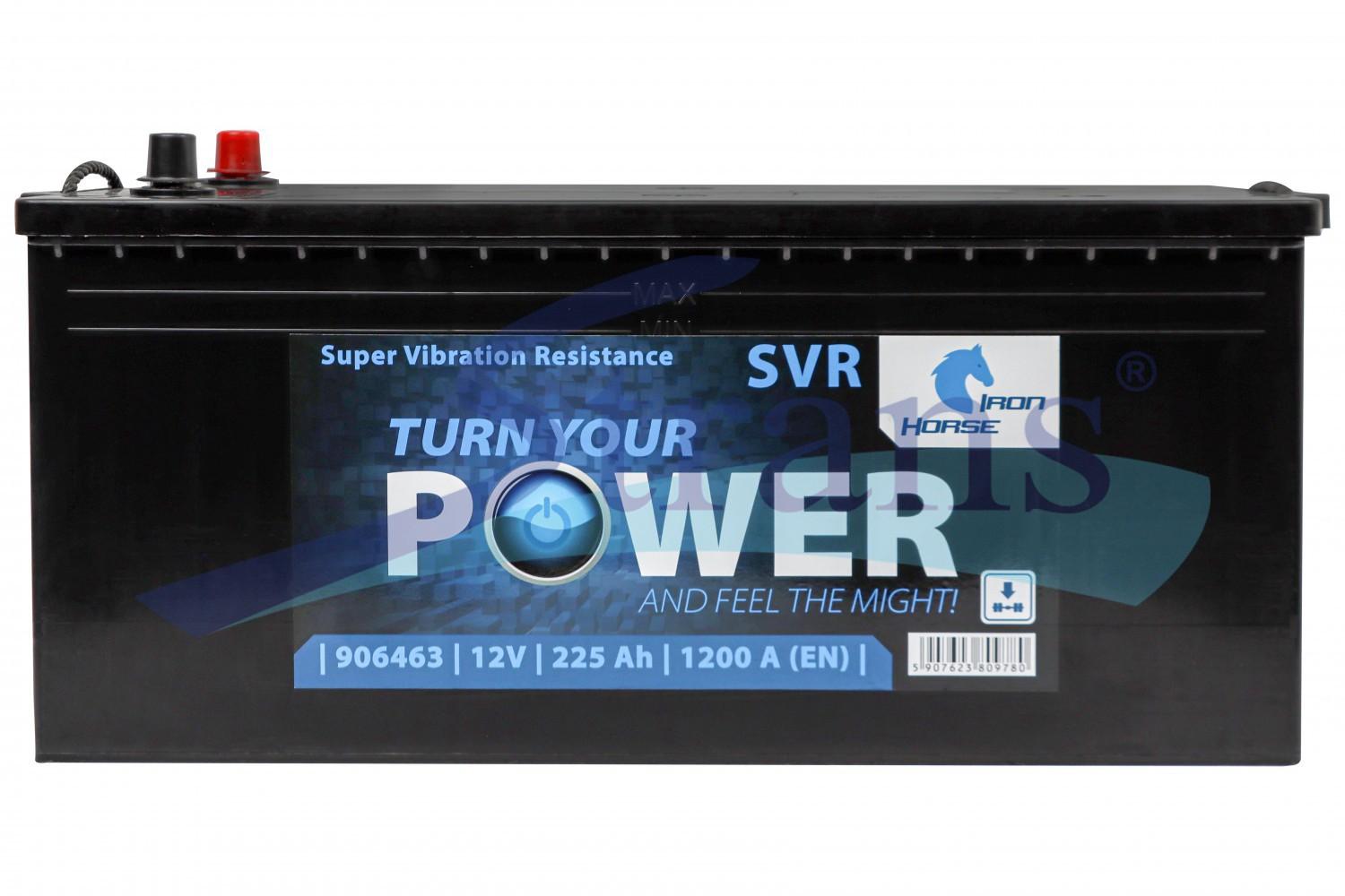 АКУМУЛЯТОР 12V 225AH L+ SVR 1200A (ВІБРОСТІЙКИЙ) 518*276*242MM R215486VS