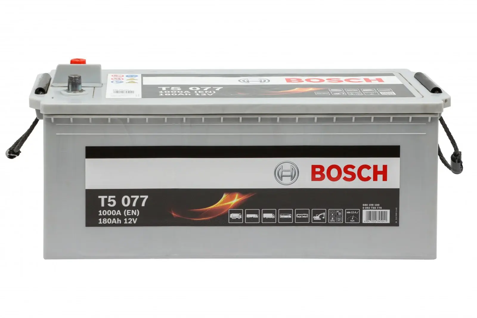 АКУМУЛЯТОР 12V 180AH 1000A T5 L+  513*222*223MM 0092T50770