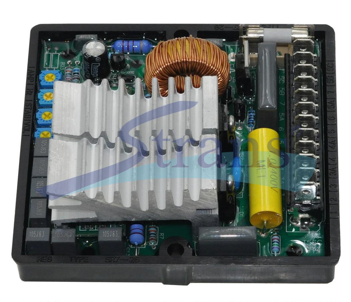 РЕГУЛЯТОР НАПРУГИ ГЕНЕРАТОРА AVR SR7/2 A483300