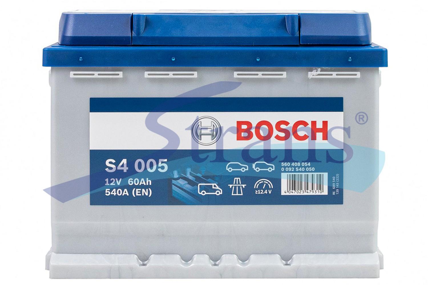 АКУМУЛЯТОР 12V 60AH 540A S4 R+  242*175*190MM B13 0092S40050