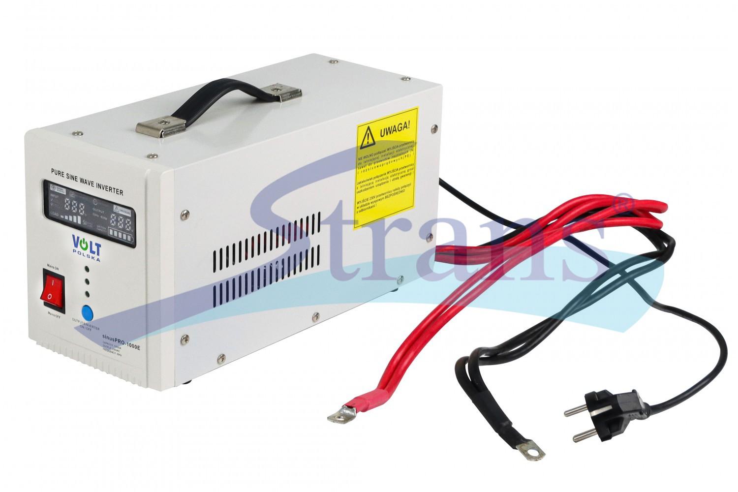 ДЖЕРЕЛО БЕЗПЕРЕБІЙНОГО ЖИВЛЕННЯ (UPS) VOLT SINUS PRO 1000E 12/230V (700/1000W) 10A (ПРАВИЛЬНА (ЧИСТА) СИНУСОЇДА) 3SP091012BPRZ232