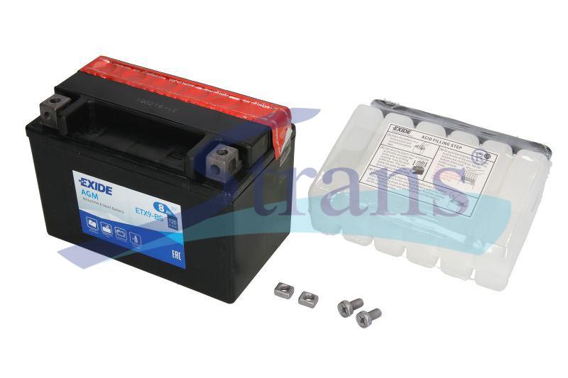 АКУМУЛЯТОР AGM 12V 8AH 120A L+ STANDARD 150*87*105MM YTX9BS