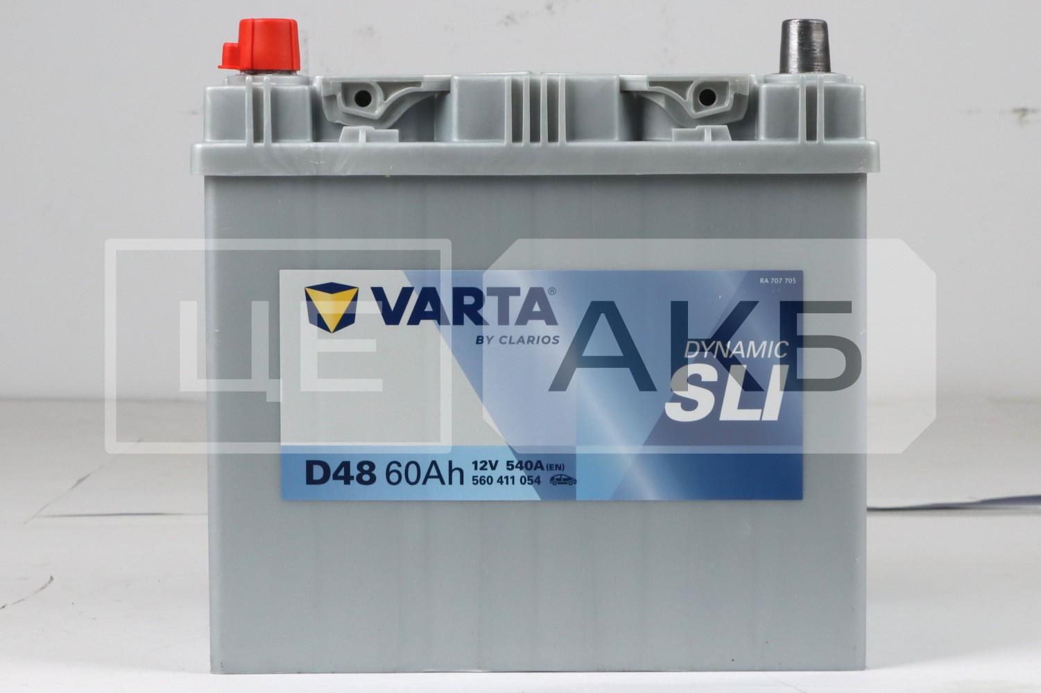АКУМУЛЯТОР 12V 60AH 540A L+ DYNAMIC SLI 232*173*225MM 560411054