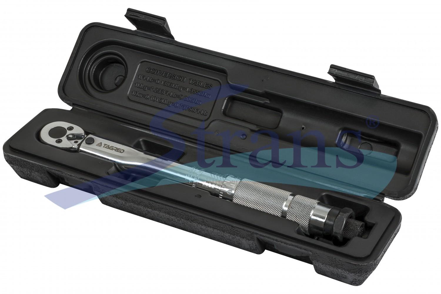 КЛЮЧ ДИНАМОМЕТРИЧНИЙ 1/4" 5-25NM L-265MM Z-45 (З БЛОКУВАННЯМ) TA4109