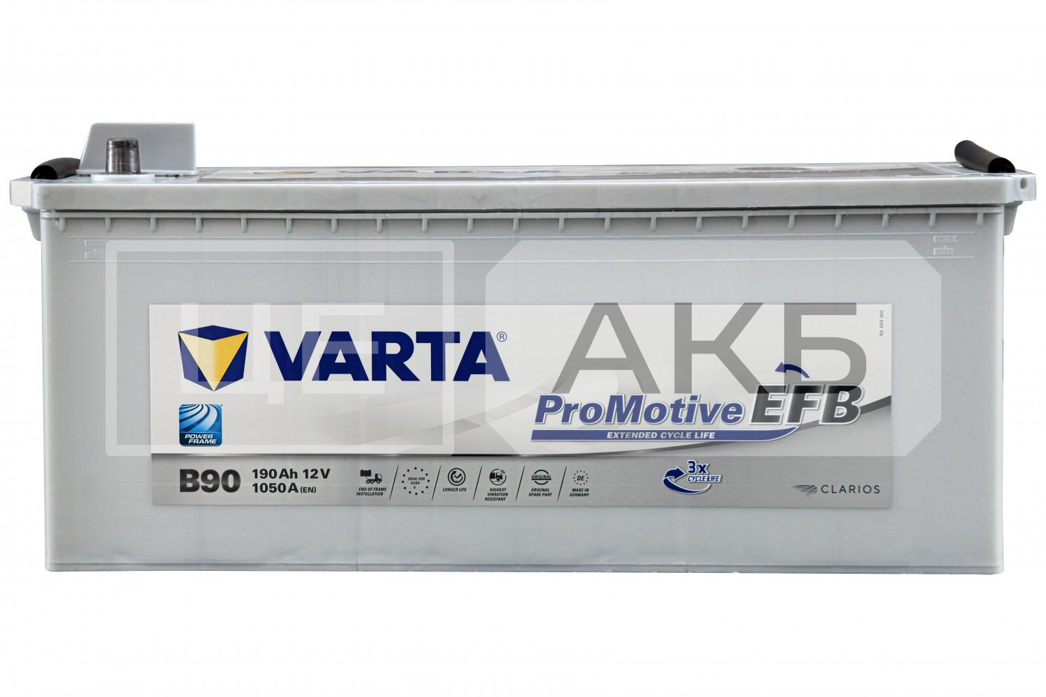 АКУМУЛЯТОР 12V 190AH 1050A L+ PROMOTIVE EFB 513*223*223MM  (ПІДМІННИЙ ФОНД) 690500105