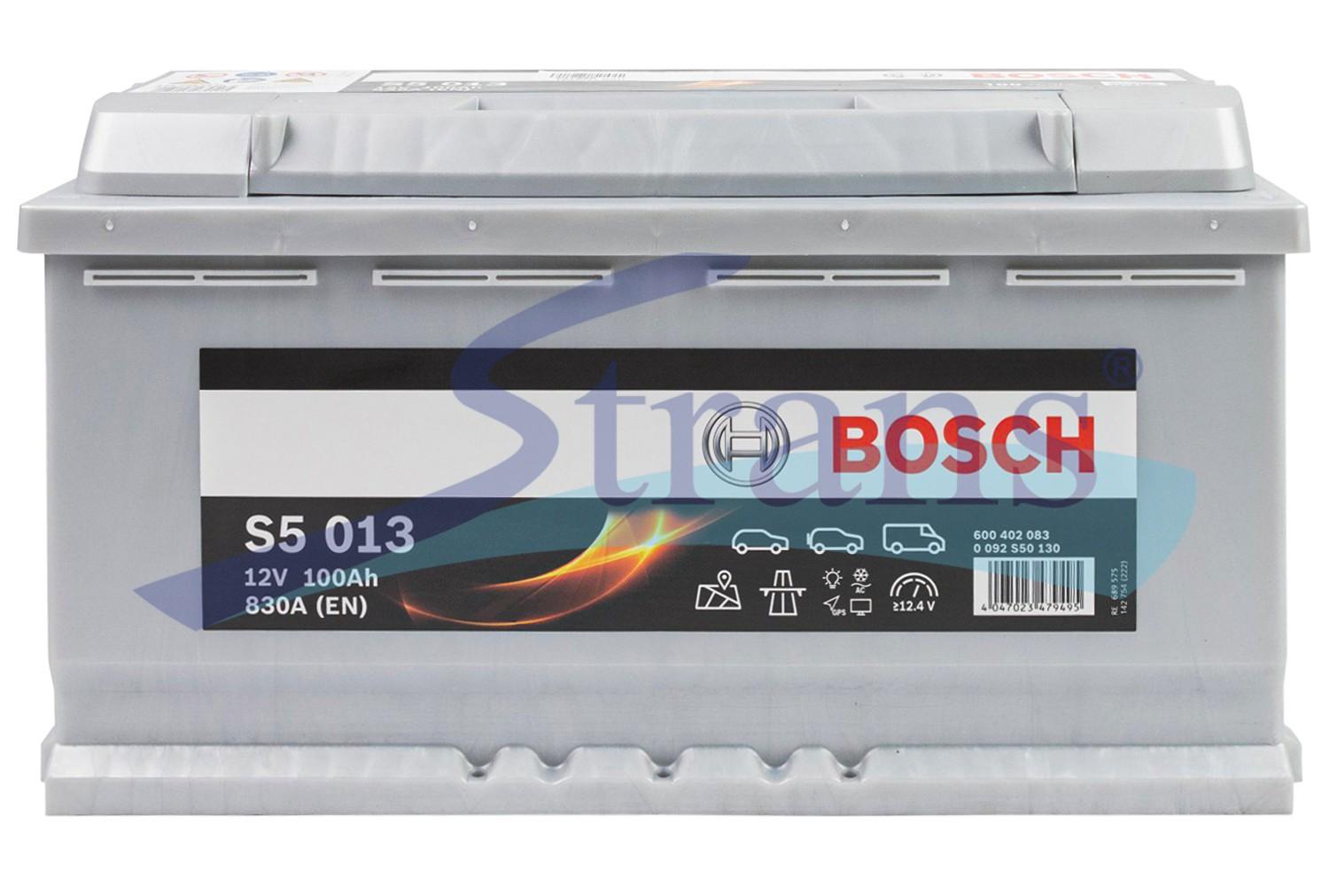 АКУМУЛЯТОР 12V 100AH 830A S5 R+ 353*175*190MM 0092S50130