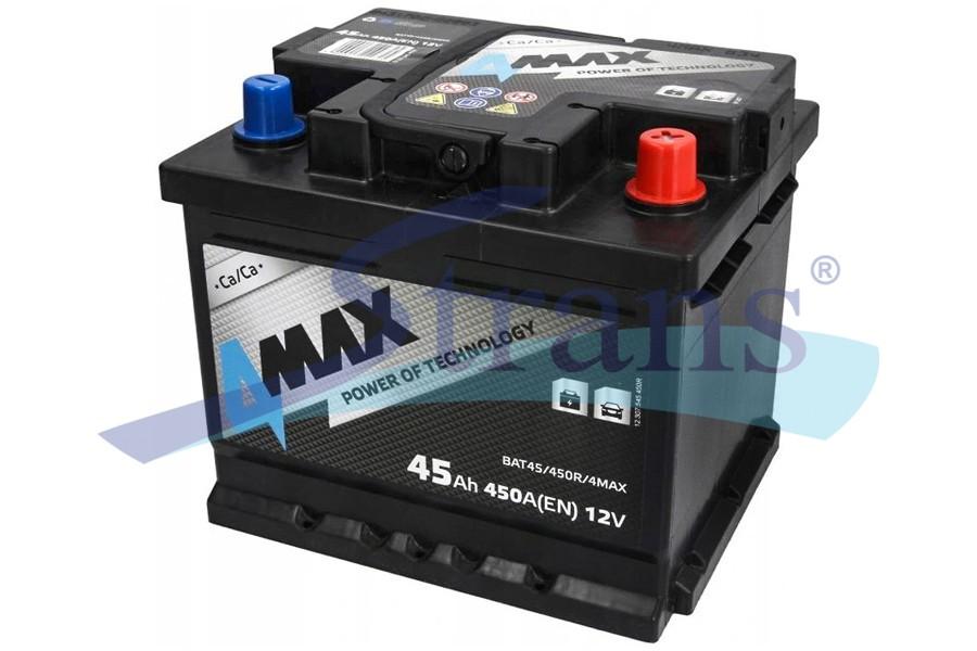 АКУМУЛЯТОР 12V 44AH 440A S4 R+ 207*175*175MM BAT45450R4MAX