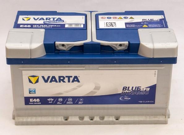 АКУМУЛЯТОР 12V 75AH 730A R+ BLUE DYNAMIC EFB 315*175*175MM 575500073