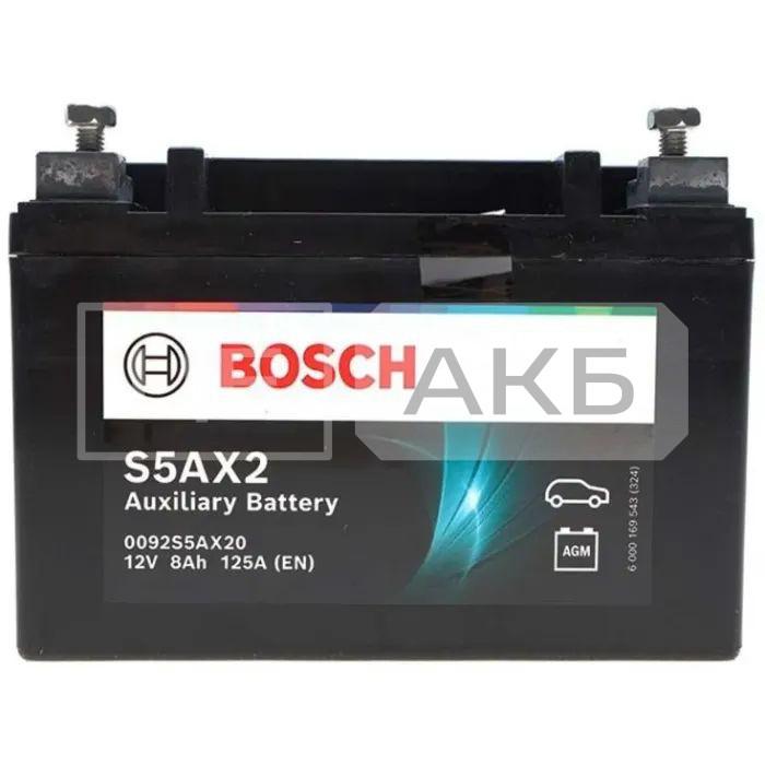 АКУМУЛЯТОР AGM 12V 8AH 125A L+ AUXILIARY 150*87*105MM 0092S5AX20
