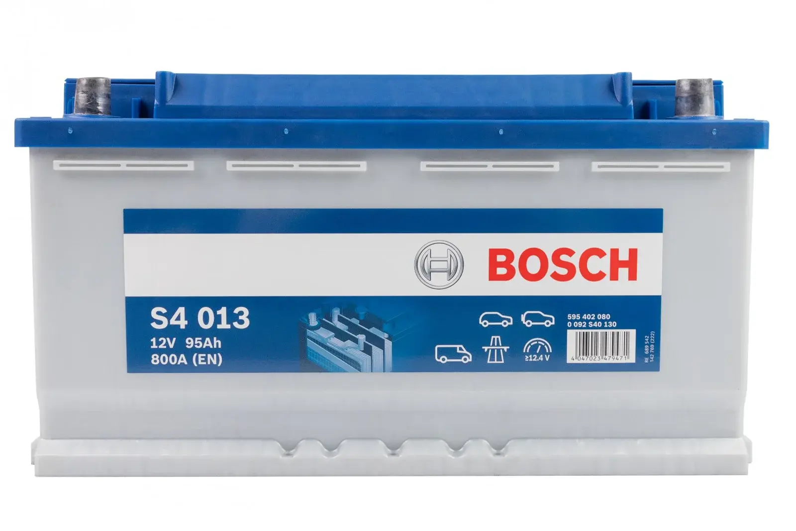 АКУМУЛЯТОР 12V 95AH 800A S4 R+ 353*175*190MM 0092S40130