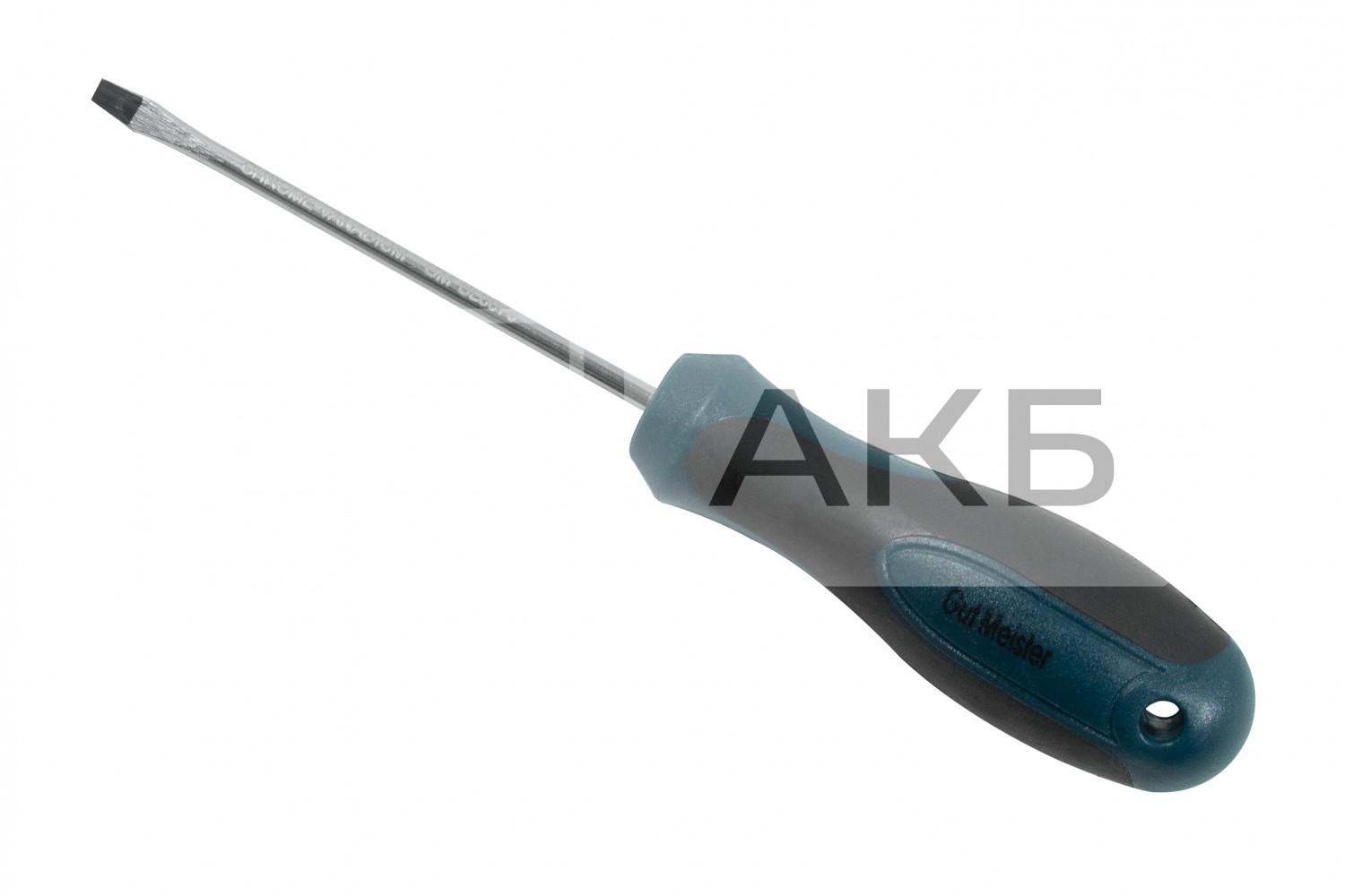 ВИКРУТКА ПЛОСКА МАГНІТНА ПРЯМИЙ ШЛІЦ  SL3*75MM GMSL3075