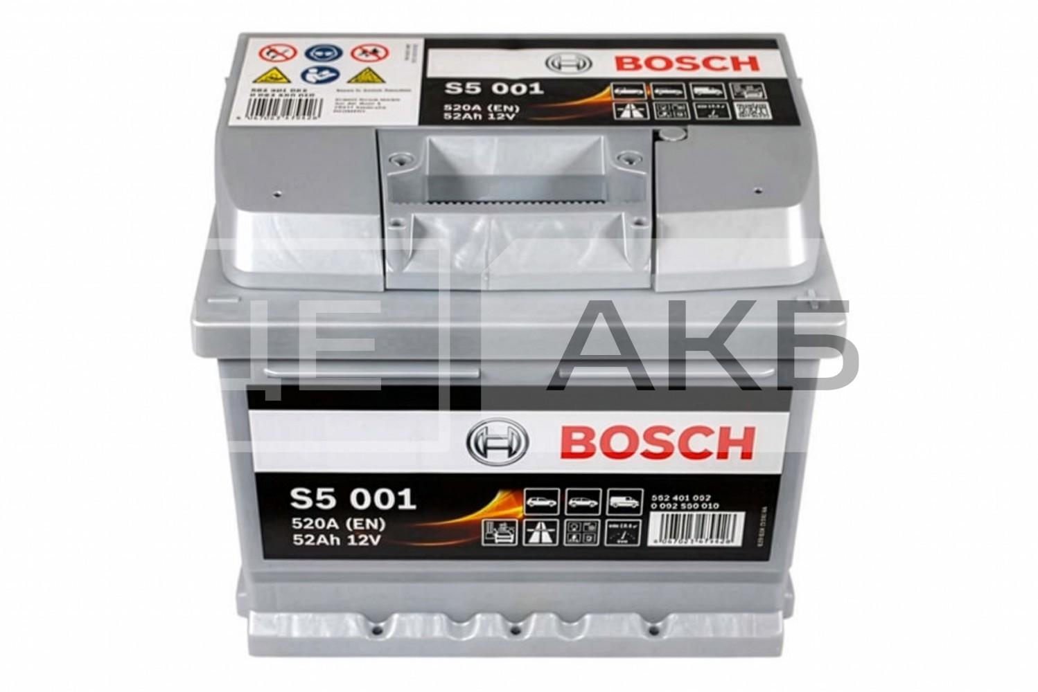 АКУМУЛЯТОР 12V 52AH 520A R+ S5 207*175*175MM 0092S50010