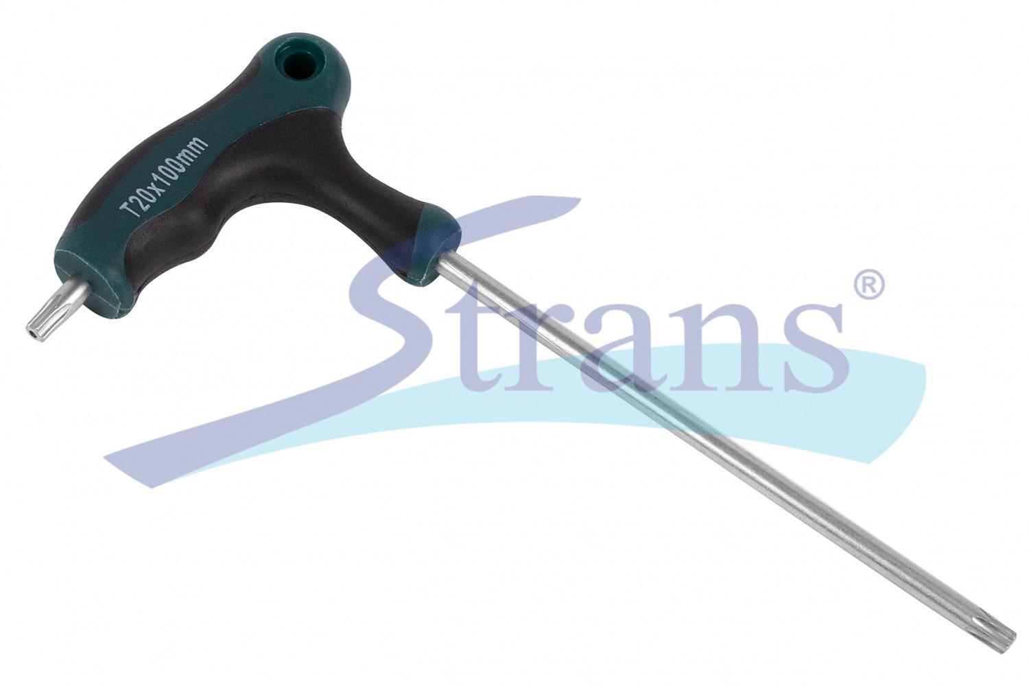КЛЮЧ ШЕСТИГРАННИЙ Т-ПОДІБНИЙ TORX T20 S2 "ЗІРКА" (З РУЧКОЮ) TSK02010