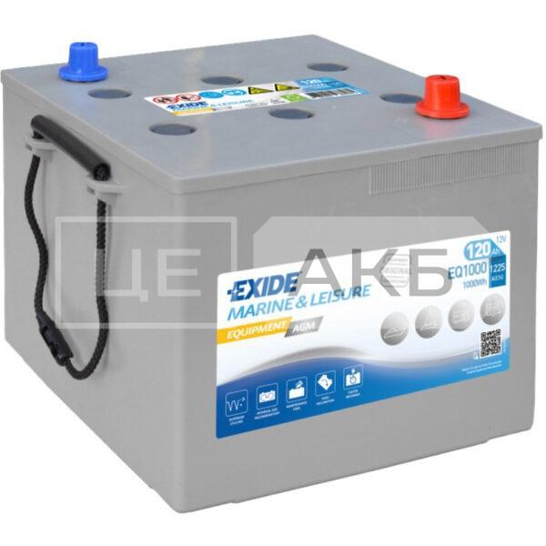 АКУМУЛЯТОР AGM 12V 120AH 1225А R+ 282*269*230MM (ДЛЯ СПЕЦТЕХНІКИ) EQ1000