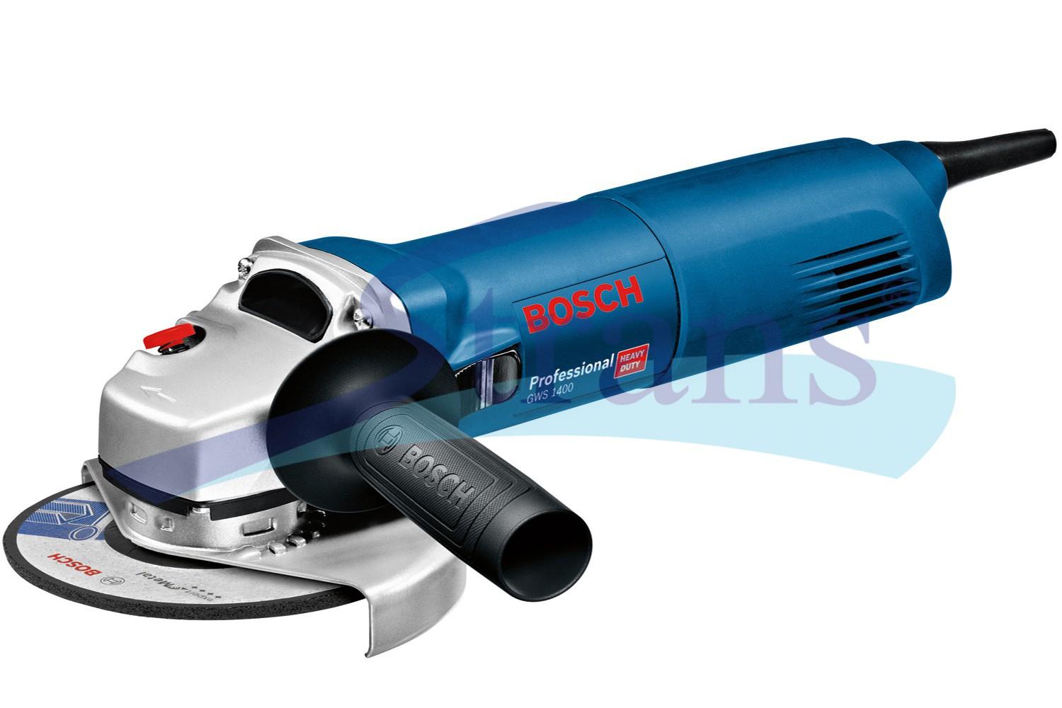 ШЛІФМАШИНА КУТОВА МЕРЕЖЕВА BOSCH GWS 1400 Ø125M 1400ВТ 11000 ОБ./ХВ.