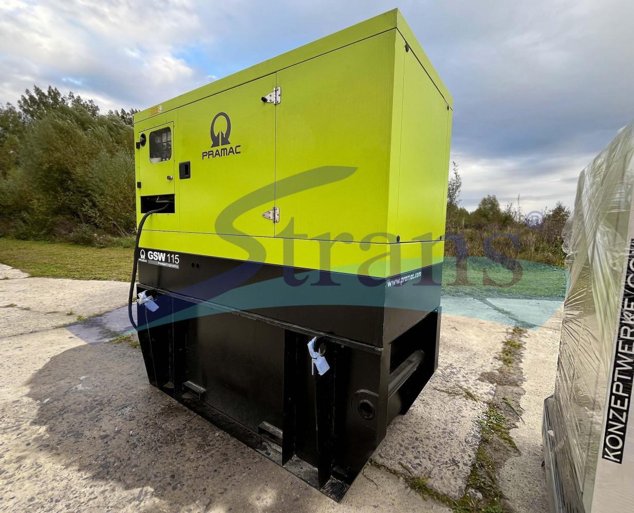 ГЕНЕРАТОР ДИЗЕЛЬНИЙ PRAMAC GSW 115 2022 РІК 110/105KVA 88.8/84KW 230/400V ТРИФАЗНИЙ ЕЛЕКТРОЗАПУСК GSW115