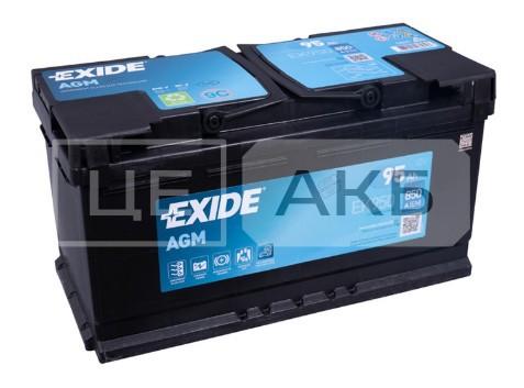 АКУМУЛЯТОР AGM 12V 95AH 850A R+ START-STOP 353*175*190MM EK950