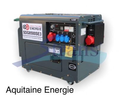 ГЕНЕРАТОР ДИЗЕЛЬНИЙ AQUITAINE ENERGIE 2022 РІК 8KVA 6.4KW 230/400V VIN:SDG8500SE3 ТРИФАЗНИЙ ЕЛЕКТРОЗАПУСК SDG8500SE3