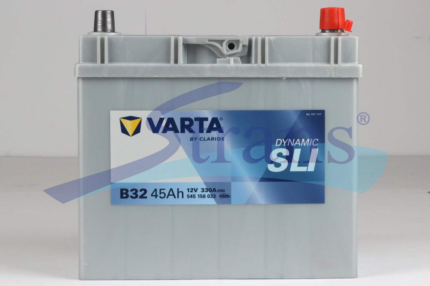 АКУМУЛЯТОР 12V 45AH 330A R+ DYNAMIC SLI 238*129*227MM (B32) 545156033