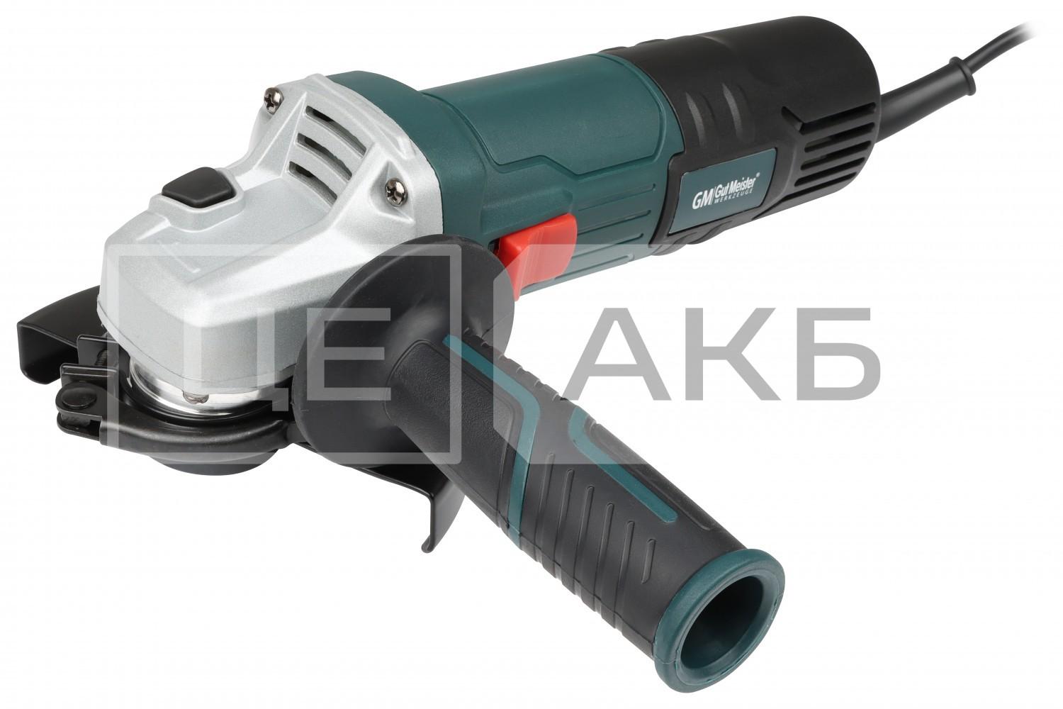 ШЛІФМАШИНА КУТОВА МЕРЕЖЕВА GUT MEISTER Ø125MM 900W 11000 ОБ/ХВ AG12509